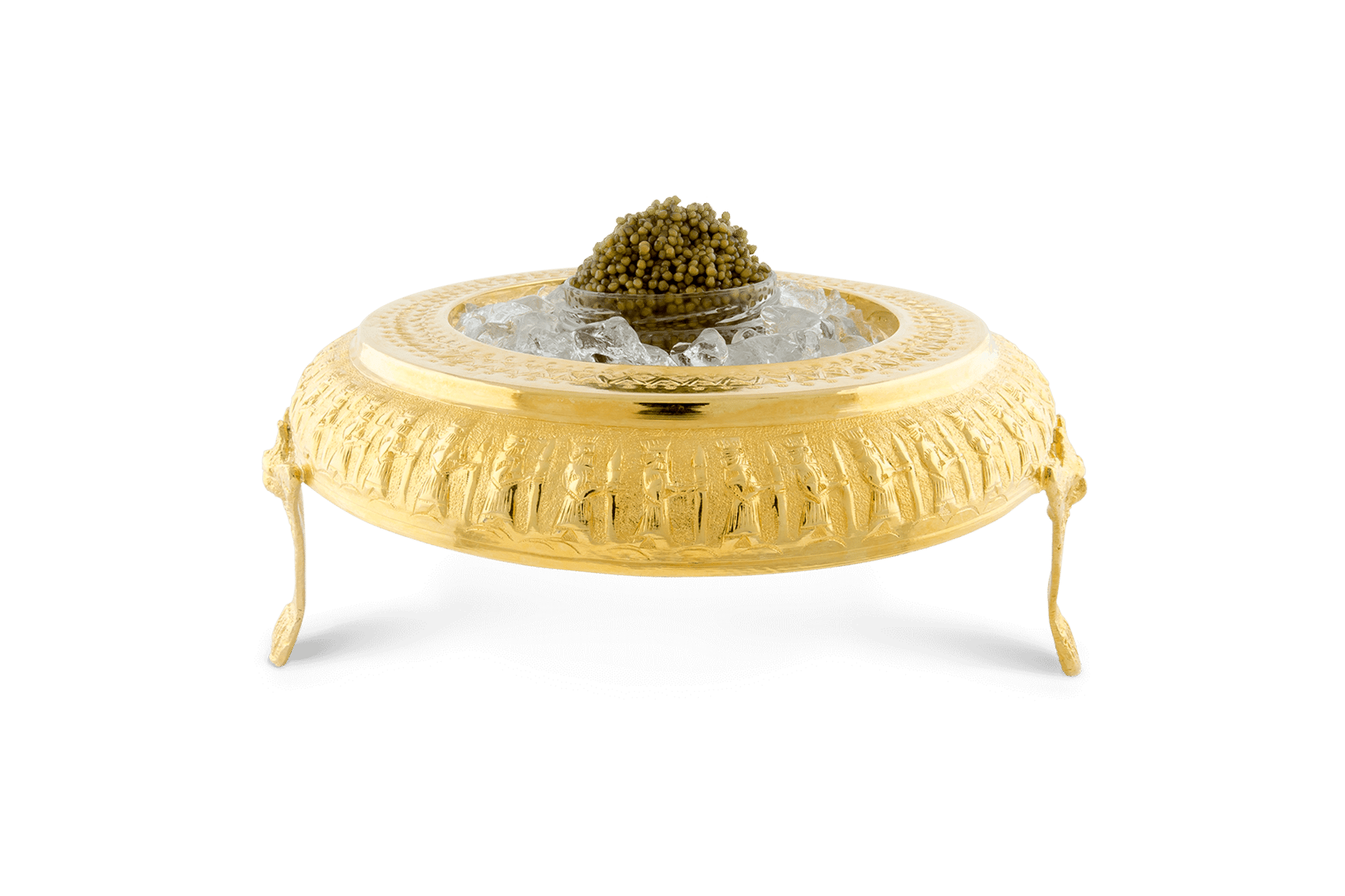 Caviar Bowl with 24k Gold